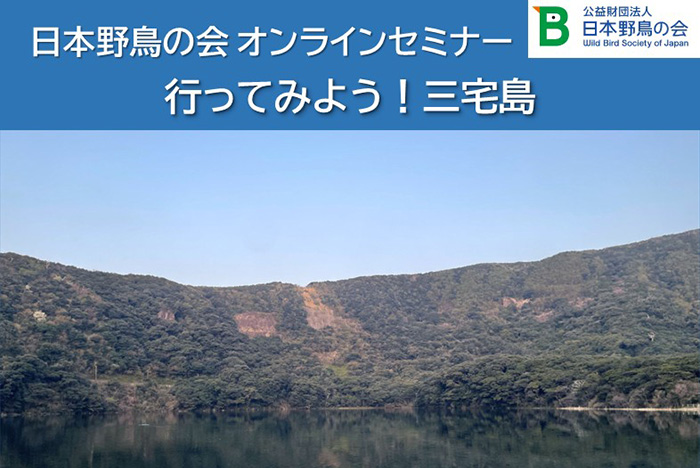 日本野鳥の会オンラインセミナー「行ってみよう!三宅島」