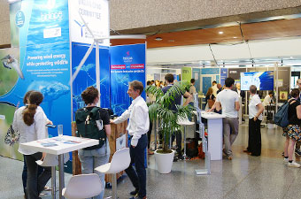 企業ブース出展のようす