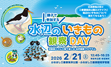 親子向け自然体験イベント「水辺のいきもの観察 DAY」のご案内